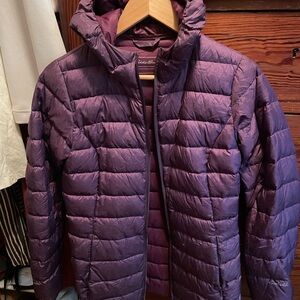 Eddie Bauer Deep Purple Quilted Jacket